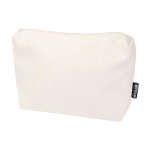 Pochette da viaggio ecologico con scomparto principale 2l color bianco sporco