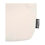 Pochette da viaggio ecologico con scomparto principale 2l color bianco sporco vista dettaglio 1