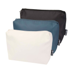 Pochette da viaggio ecologico con scomparto principale 2l color bianco sporco seconda vista in vari colori