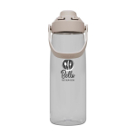 Borraccia in Tritan con tappo ribaltabile 740ml Camelbak® Thrive Chug Tritan Renew color trasparente vista con stampa tampografica