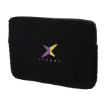 Custodia per portatile in sherpa riciclato con tasche interne 13” color nero