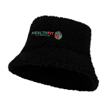 Cappello da pescatore in sherpa che offre calore e leggerezza color nero