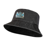 Cappello tipo bob in cotone lavato con design senza tempo 245 g/m2 color nero