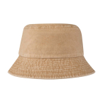 Cappello tipo bob in cotone lavato con design senza tempo 245 g/m2 color avorio seconda vista posteriore