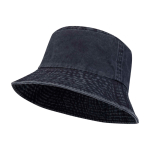 Cappello tipo bob in cotone lavato con design senza tempo 245 g/m2 color blu mare