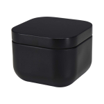 Candela profumata alla vaniglia in latta quadrata 50g color nero