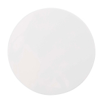 Specchio da trucco elegante e scorrevole per ritocchi rapidi color bianco seconda vista frontale