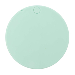 Specchio da trucco elegante e scorrevole per ritocchi rapidi color verde tenue seconda vista posteriore