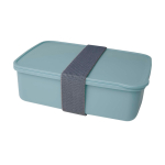 Lunch box in plastica riciclata per aziende 800 ml color verde menta