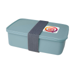 Lunch box in plastica riciclata per aziende 800 ml color verde menta