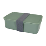 Lunch box in plastica riciclata per aziende 800 ml color verde pastello