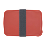 Lunch box in plastica riciclata per aziende 800 ml color rosa salmone seconda vista frontale