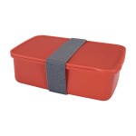 Lunch box in plastica riciclata per aziende 800 ml color rosa salmone