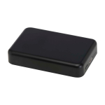 Powerbank wireless magnetica in plastica riciclata 10.000 mAh color nero seconda vista