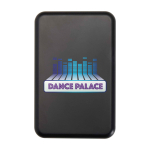 Powerbank wireless magnetica in plastica riciclata 10.000 mAh color nero