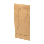 Lanyard per smartphone in plastica riciclata con cavo 5 in 1 100W color nero seconda vista con scatola