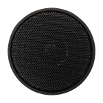 Speaker wireless in plastica riciclata con microfono integrato 3W color nero terza vista frontale