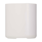Speaker wireless in plastica riciclata con microfono integrato 3W color bianco seconda vista posteriore