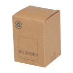 Speaker wireless in plastica riciclata con microfono integrato 3W color bianco seconda vista con scatola