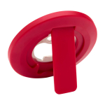 Supporto magnetico 2 in 1 per cellulare con apribottiglie incorporato color rosso seconda vista