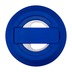 Supporto magnetico 2 in 1 per cellulare con apribottiglie incorporato color blu reale seconda vista frontale