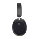 Cuffie con cancellazione attiva del rumore e suono immersivo color nero seconda vista con laterale
