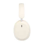 Cuffie con cancellazione attiva del rumore e suono immersivo color bianco vista laterale