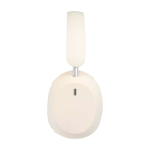 Cuffie con cancellazione attiva del rumore e suono immersivo color bianco seconda vista con laterale