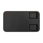 Supporto pieghevole telefono con supporto in metallo e blocco angolo color nero seconda vista frontale