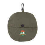 Cappello tipo bob in nylon con design pieghevole 100 g/m2 color verde scuro
