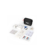 Kit di primo soccorso con 31 pezzi base di emergenza vista area di stampa