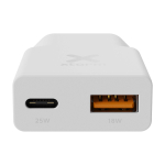 Caricatore Xtorm XG2SL025 Go2 SlimLine ultrasottile per viaggi 25W color bianco vista dettaglio 1
