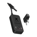 Adattatore wireless audio AirWave Xtorm XAWBT01 per connettività color nero vista con logo stampato 2