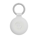 Targhetta da viaggio localizzatore resistente all’acqua Xtorm XTAG2GA color bianco vista con logo stampato 2