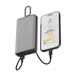 Batteria esterna solare con tecnologia di ultracarica 10.000 mAh color grafite terza vista