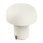 Altoparlante in acciaio e plastica con lampada LED regolabile Kooduu 10W color bianco seconda vista