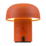Altoparlante in acciaio e plastica con lampada LED regolabile Kooduu 10W color arancione