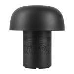 Altoparlante in acciaio e plastica con lampada LED regolabile Kooduu 10W color antracite seconda vista posteriore