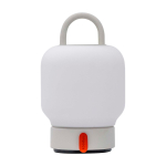 Lampada portatile tipo lanterna con luce soffusa Kooduu Loome color bianco seconda vista frontale