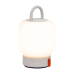 Lampada portatile tipo lanterna con luce soffusa Kooduu Loome color bianco