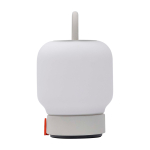 Lampada portatile tipo lanterna con luce soffusa Kooduu Loome color bianco vista laterale