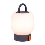 Lampada portatile tipo lanterna con luce soffusa Kooduu Loome color antracite