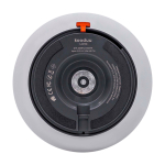 Lampada portatile tipo lanterna con luce soffusa Kooduu Loome color antracite vista dettaglio 2