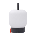 Lampada portatile tipo lanterna con luce soffusa Kooduu Loome color antracite vista laterale