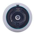 Lampada portatile tipo lanterna con luce soffusa Kooduu Loome color verde menta vista dettaglio 2