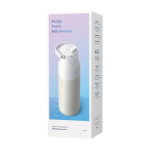 Borraccia intelligente filtro e app tracciamento 1l LARQ PureVis 2.0 color bianco seconda vista con scatola