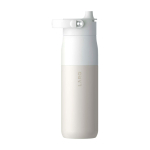 Bottiglia termica filtro purificatore incorporato 680ml LARQ Swig Top color bianco seconda vista frontale