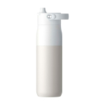 Bottiglia termica filtro purificatore incorporato 680ml LARQ Swig Top color bianco seconda vista posteriore