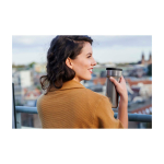 Tazza termica da viaggio in acciaio inox 375ml Mepal Ellipse color nero immagine stile di vita