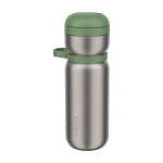 Borraccia sportiva termica in acciaio inox 600ml Mepal Twist color verde bosco seconda vista frontale